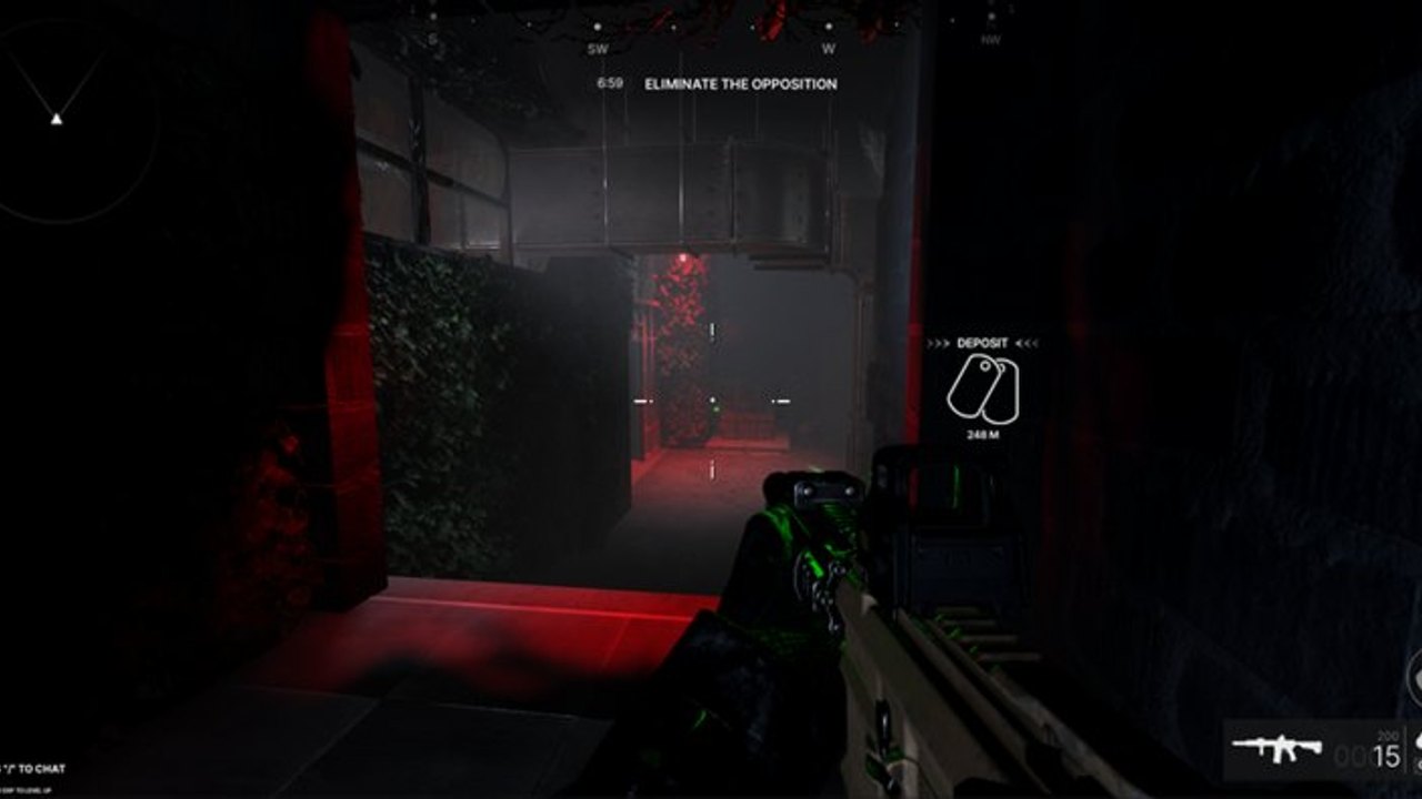 Captura de combate tático de FRONTLINES no Roblox com operadores em tiroteio